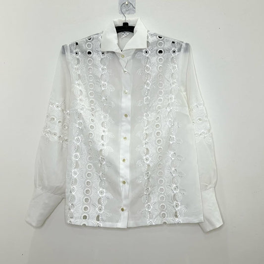 White Textured Shirt