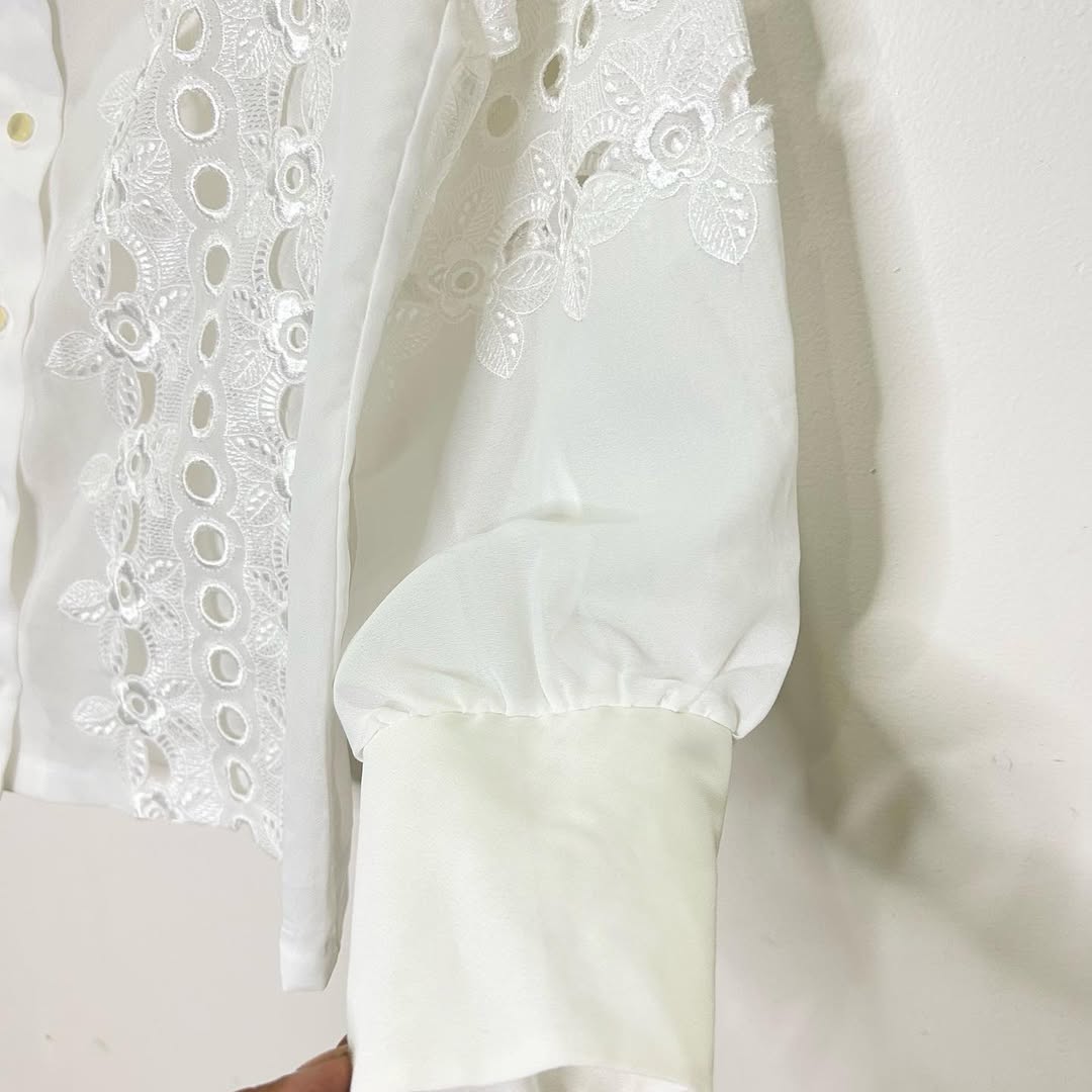 White Textured Shirt