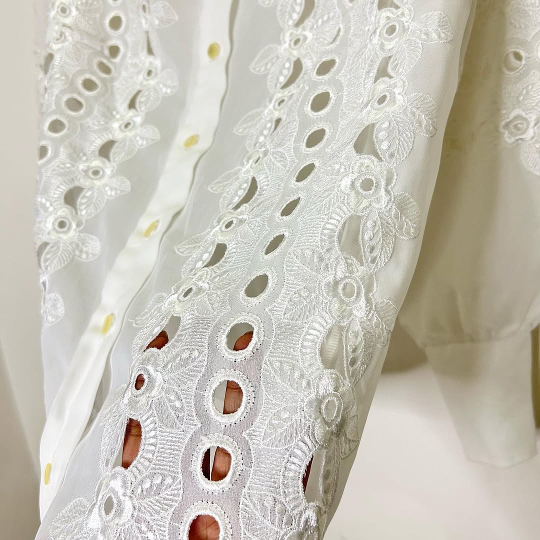 White Textured Shirt