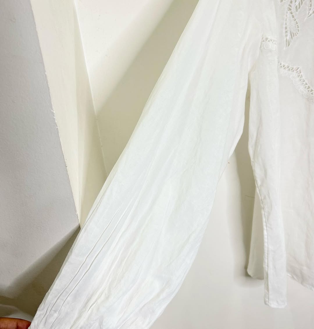 Cotton White Solid Shirt