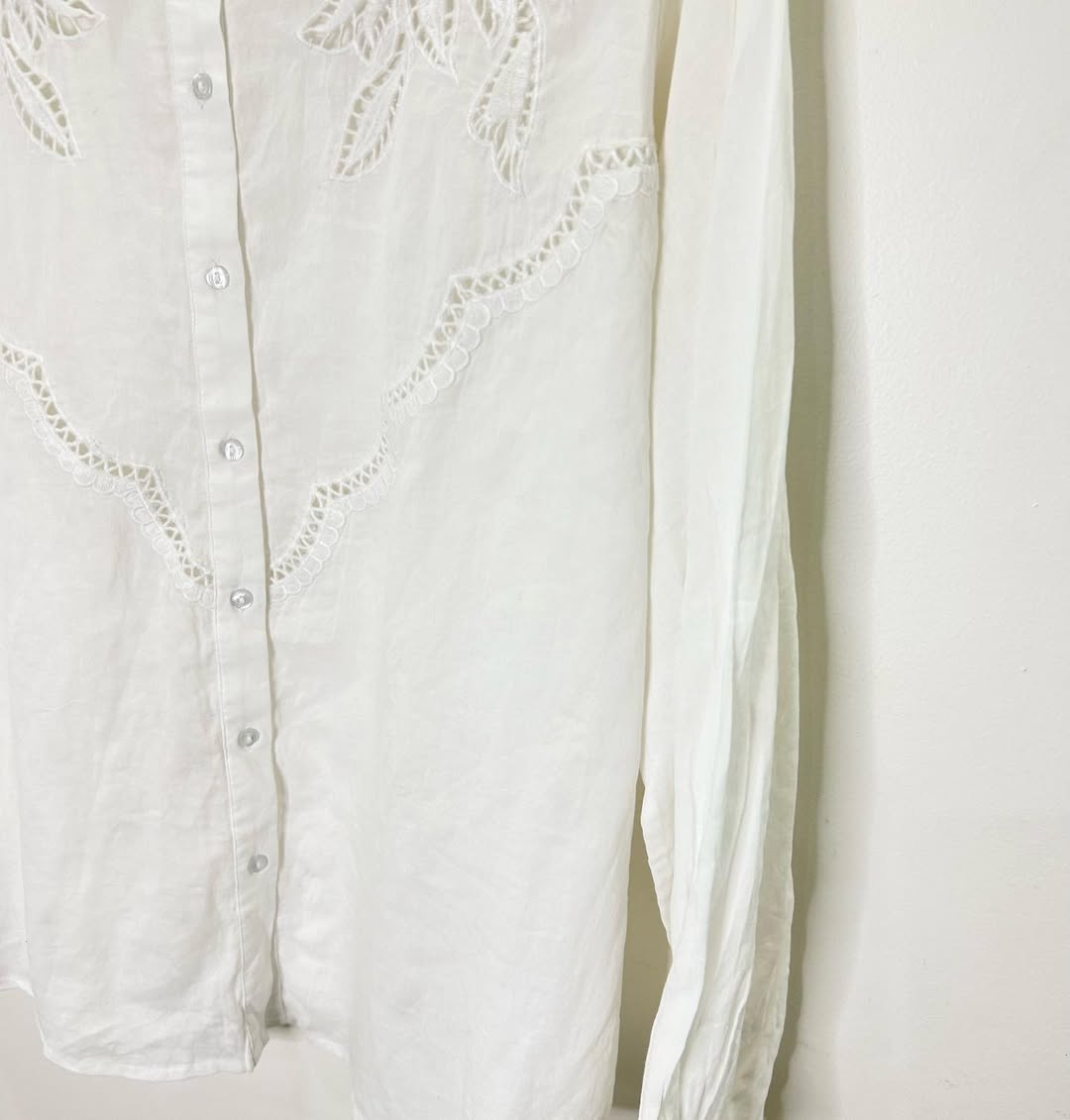 Cotton White Solid Shirt