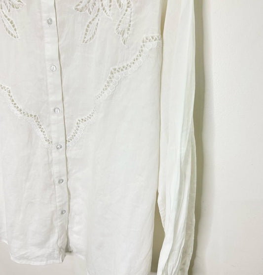 Cotton White Solid Shirt
