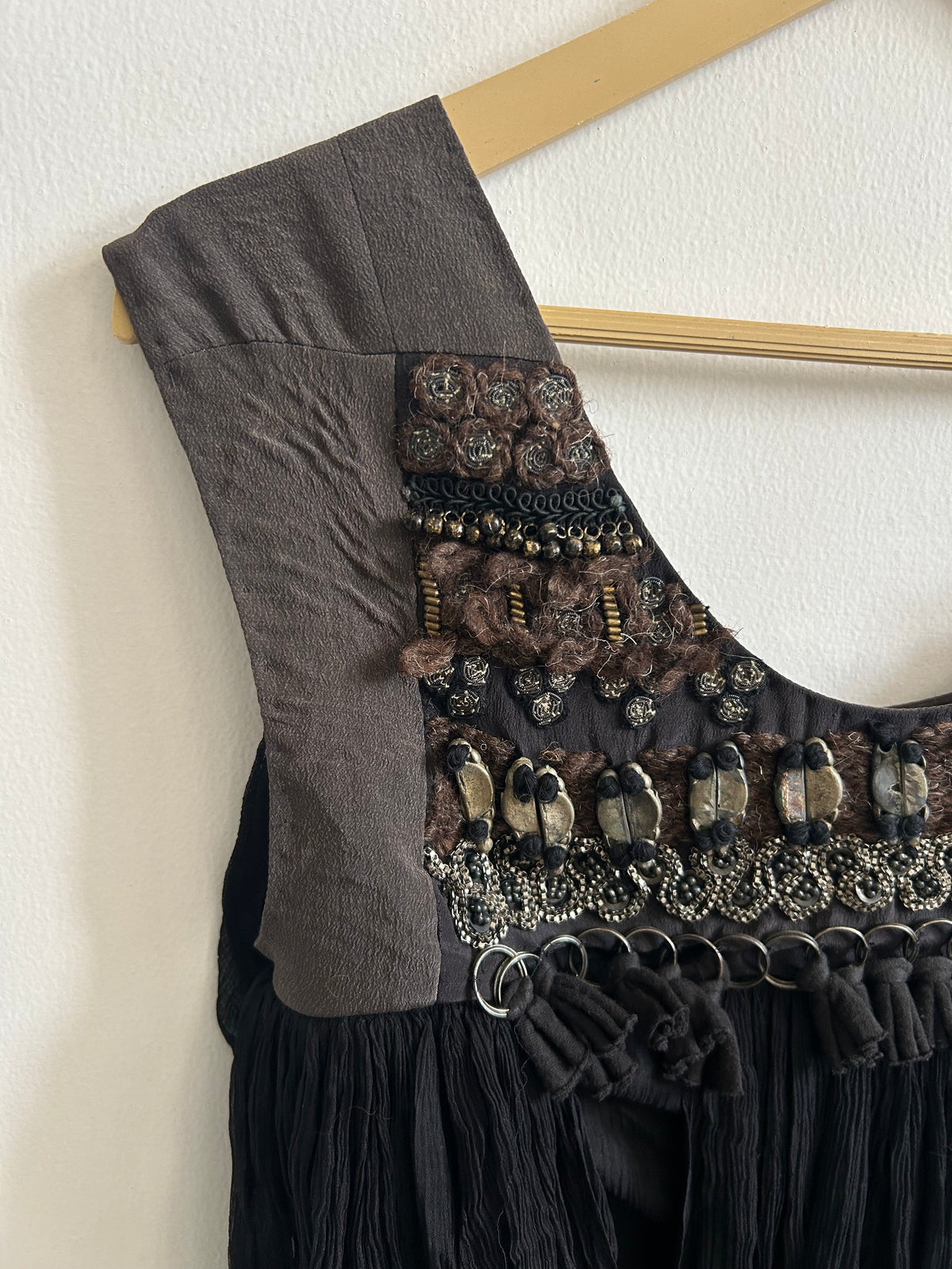 Black Draped Top
