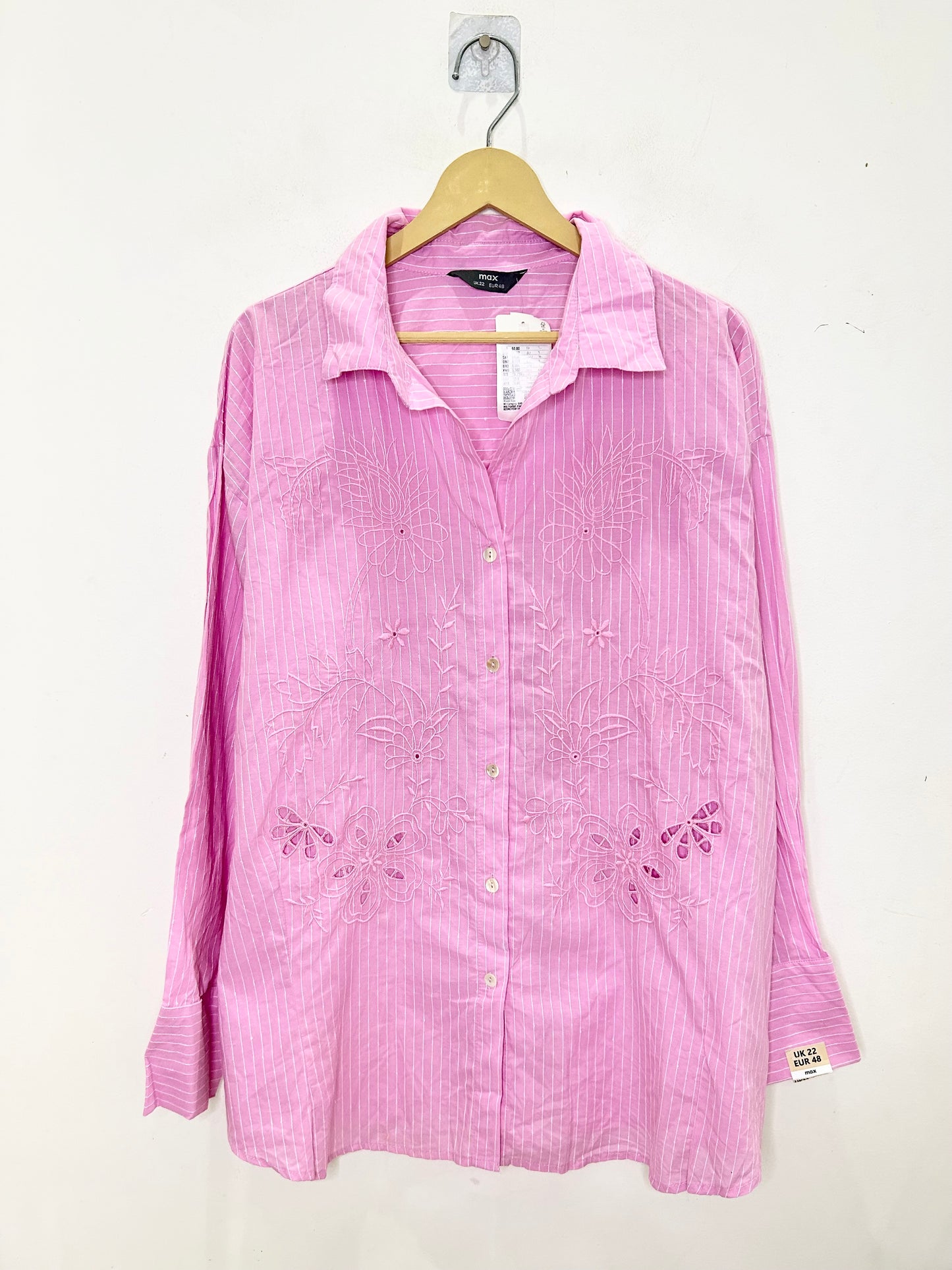 Striped Embroidered Shirt