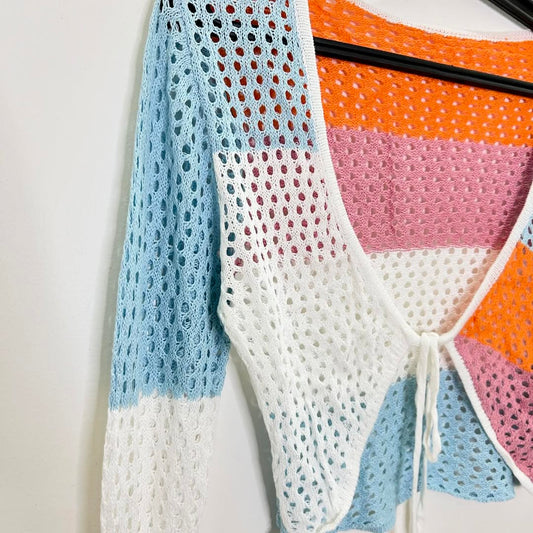 Crochet Multicolor Shrug