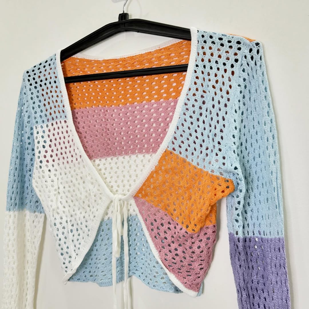 Crochet Multicolor Shrug