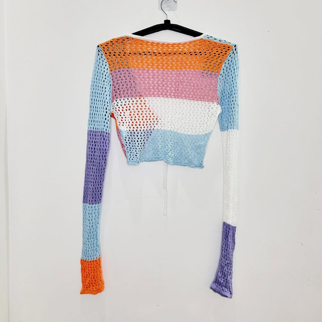 Crochet Multicolor Shrug