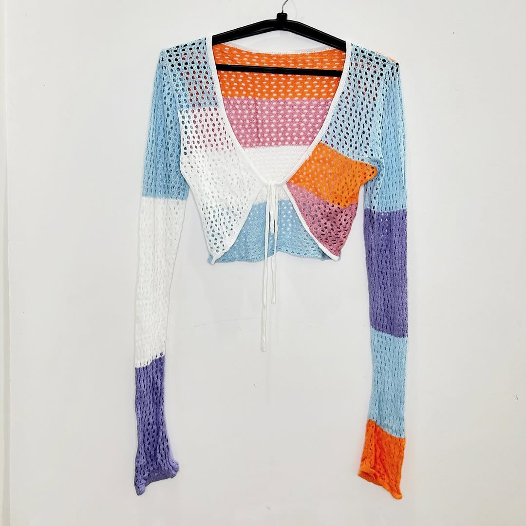 Crochet Multicolor Shrug
