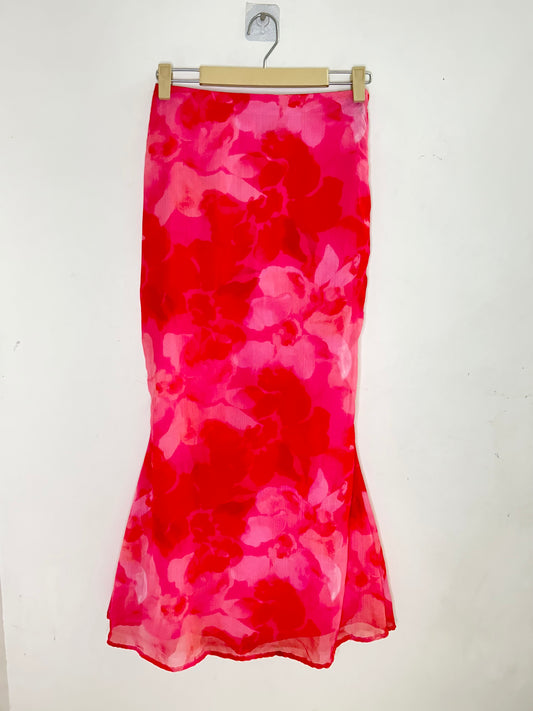 Fishtail Floral Skirt