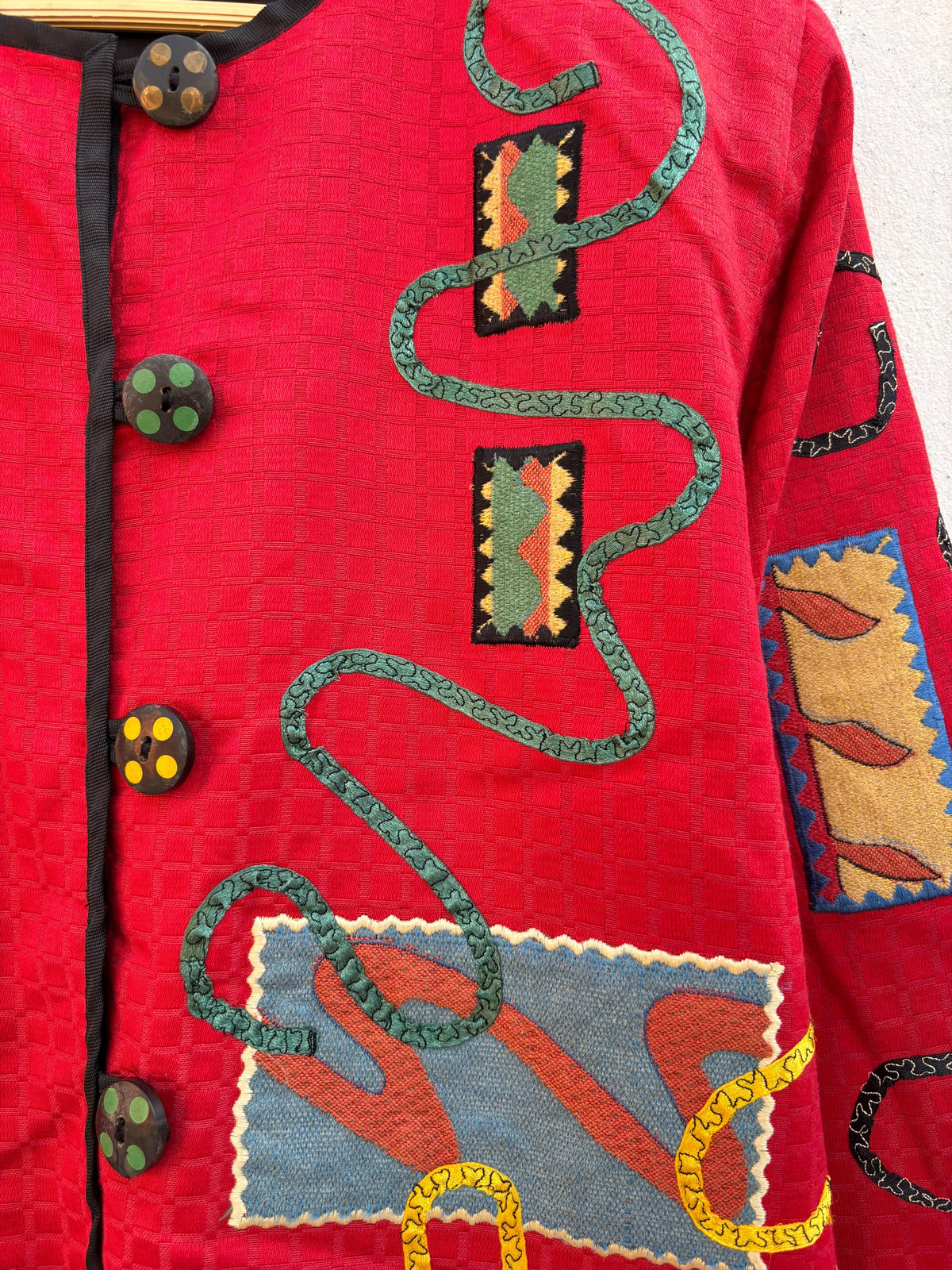 Vintage Red Jacket: 42”