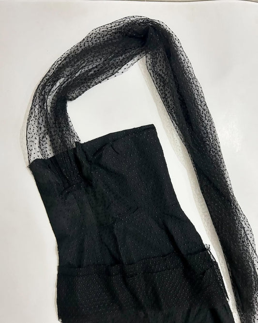 Strapless Scarf Dress