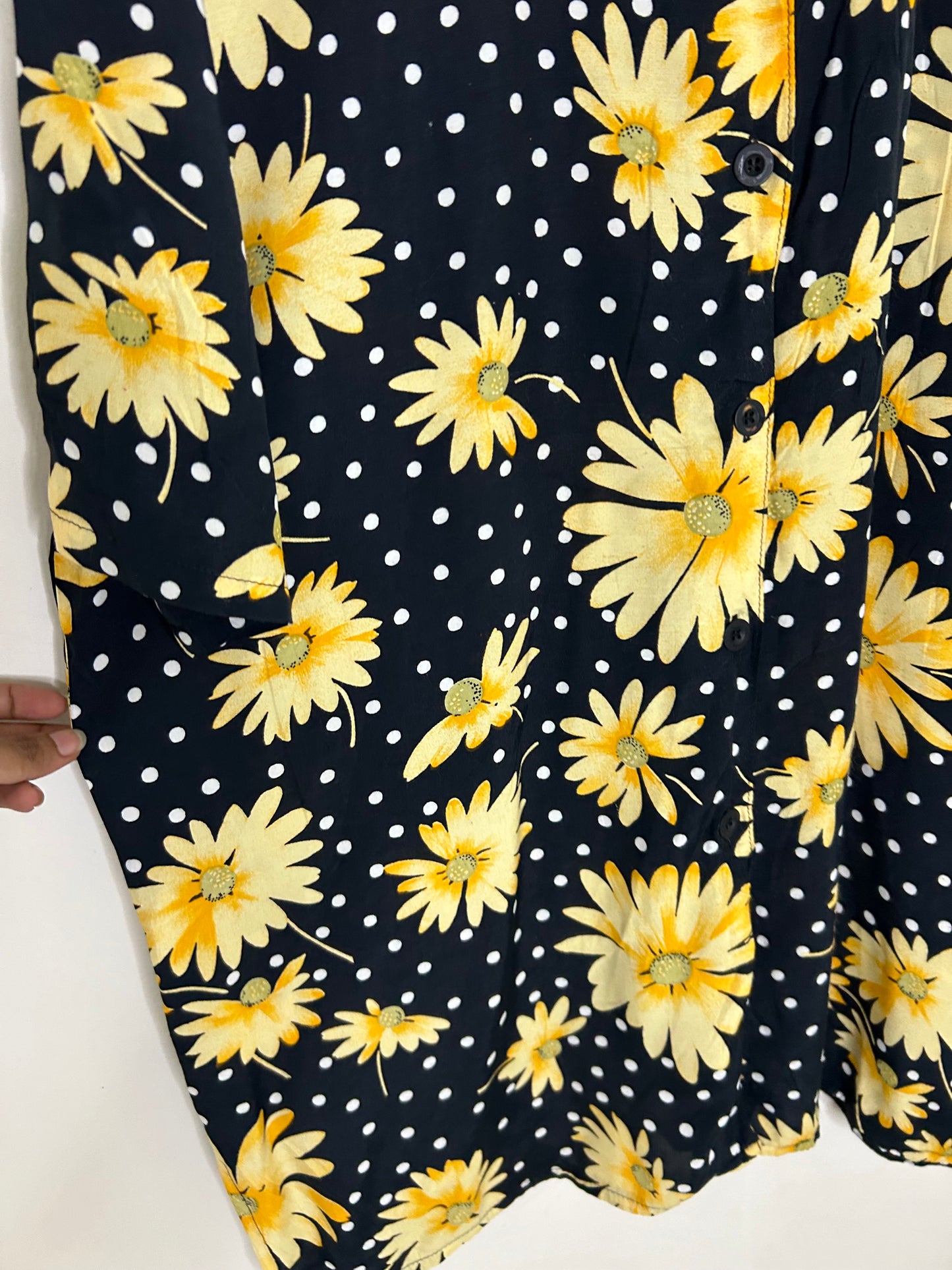 Sunflower Polka Dot Shirt
