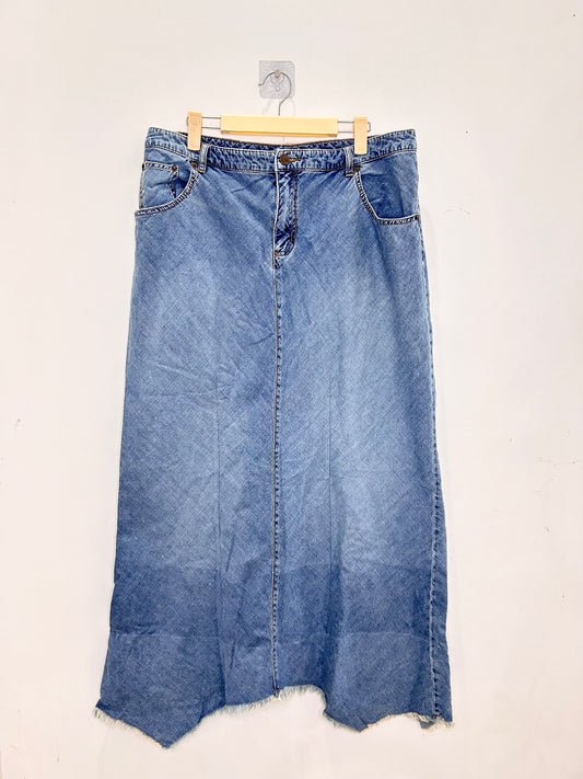 L.Blue Denim Skirt
