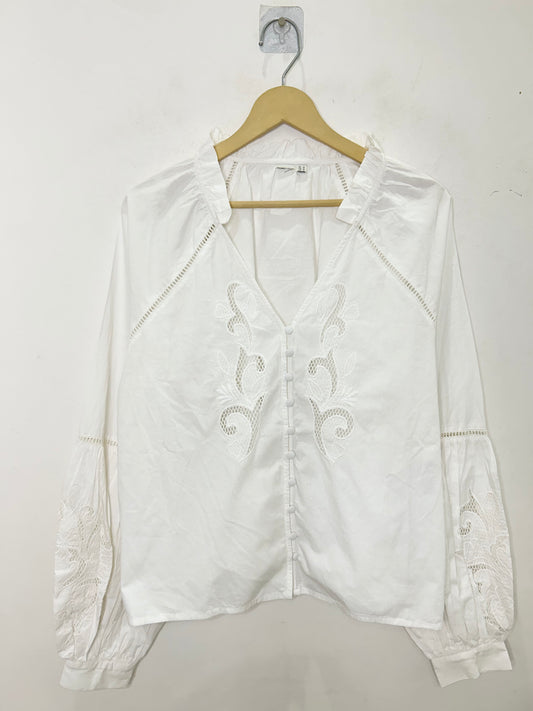 White Cotton Blouse