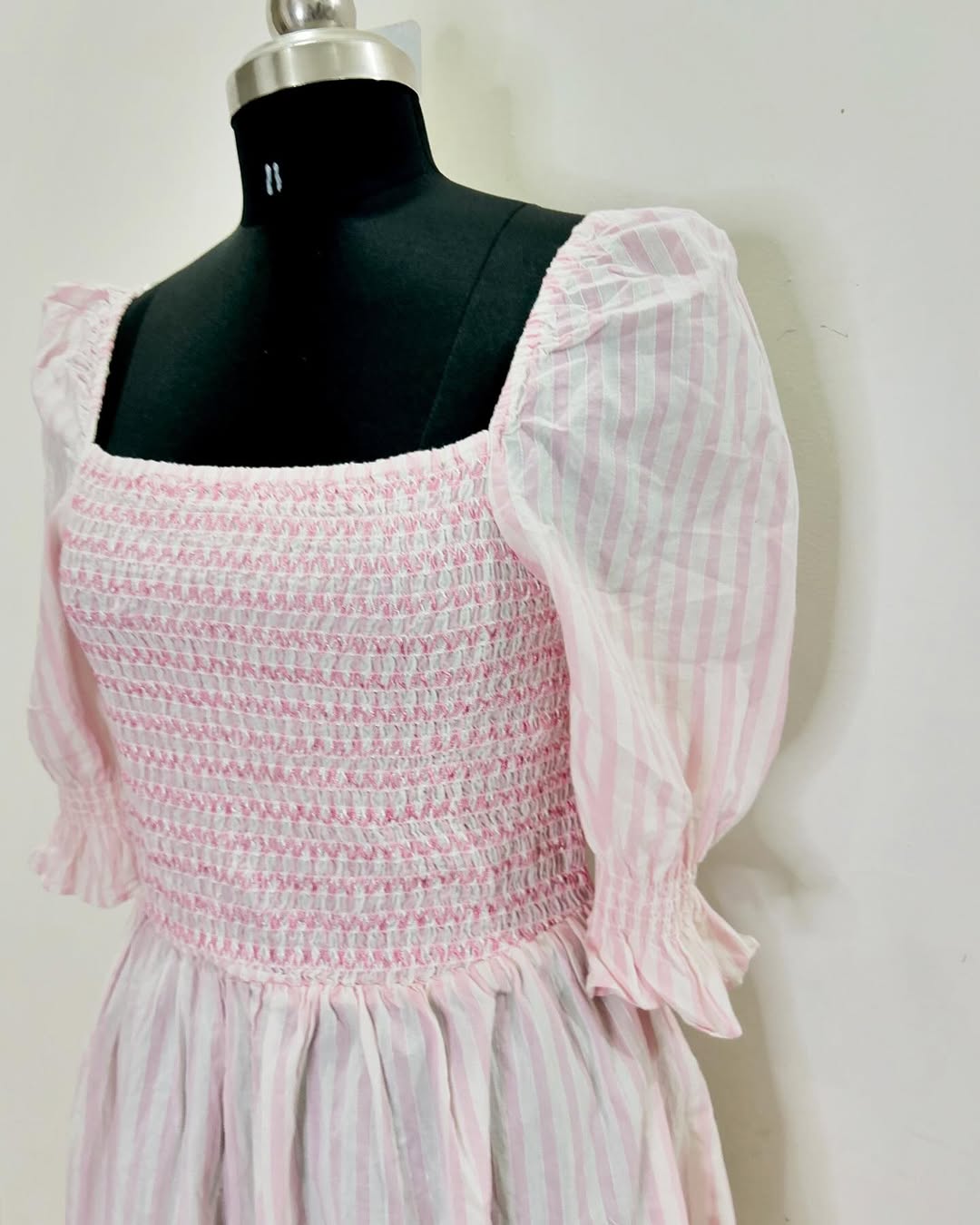 Pink Ruched Dress