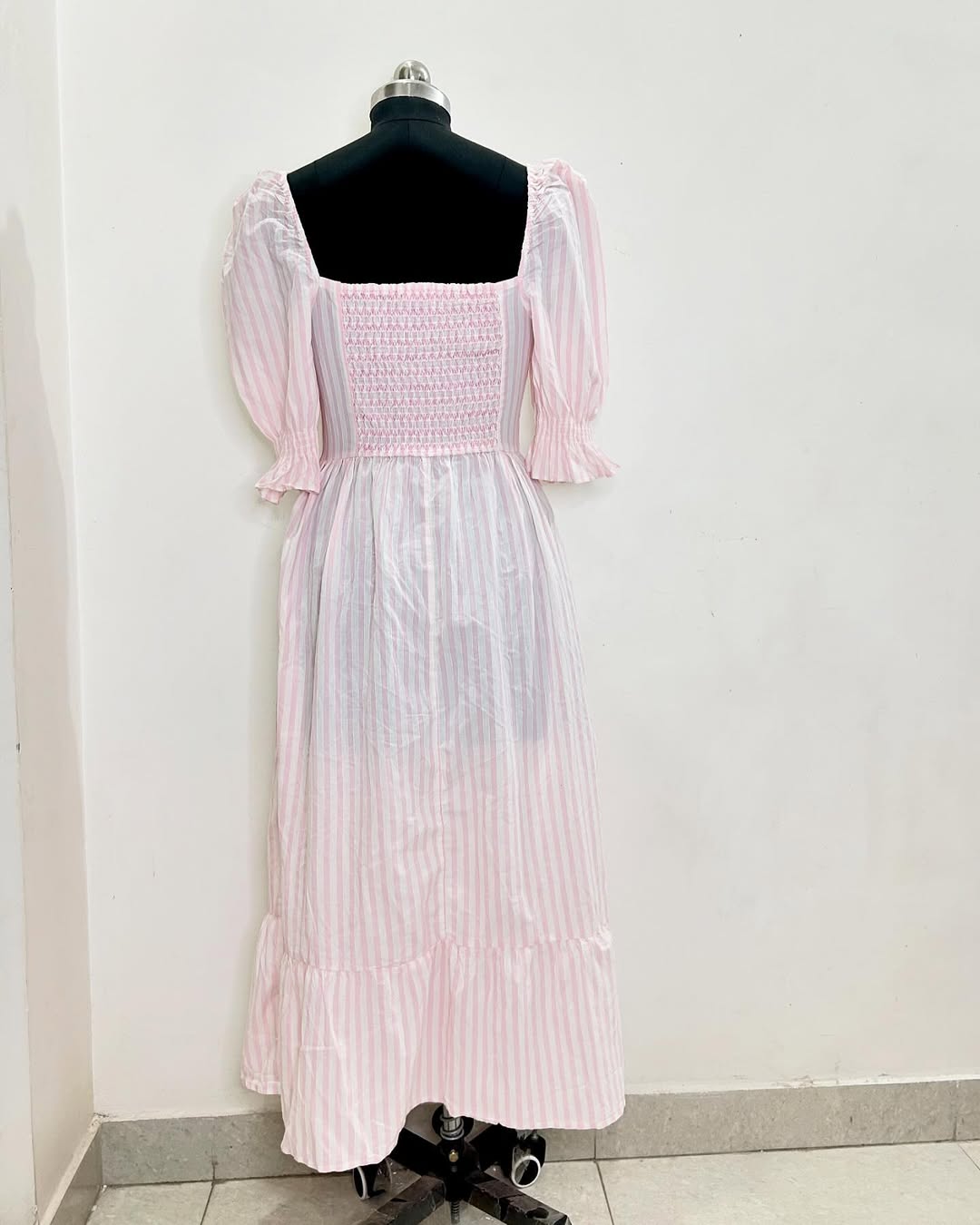 Pink Ruched Dress
