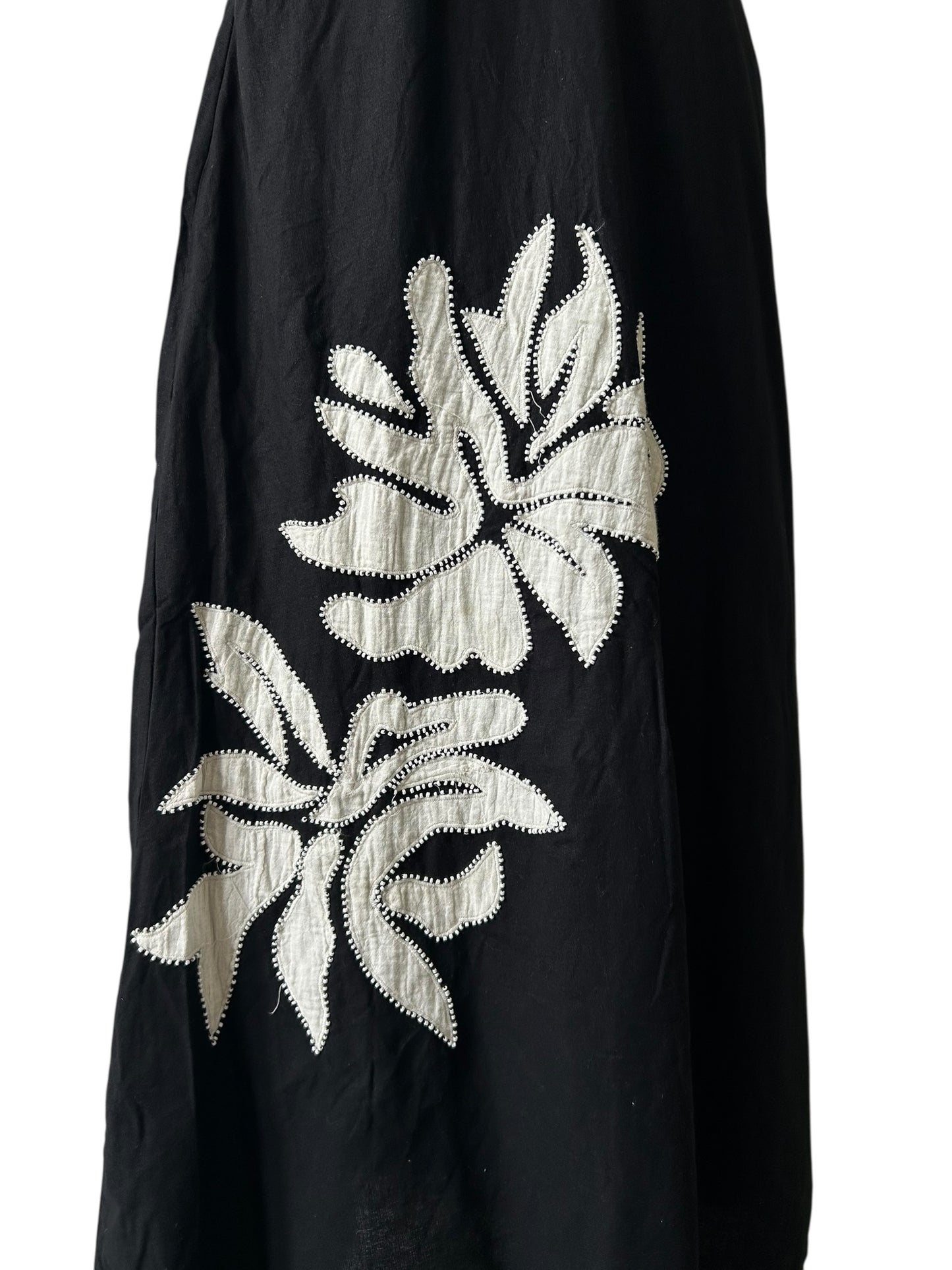 Linen Floral Dress