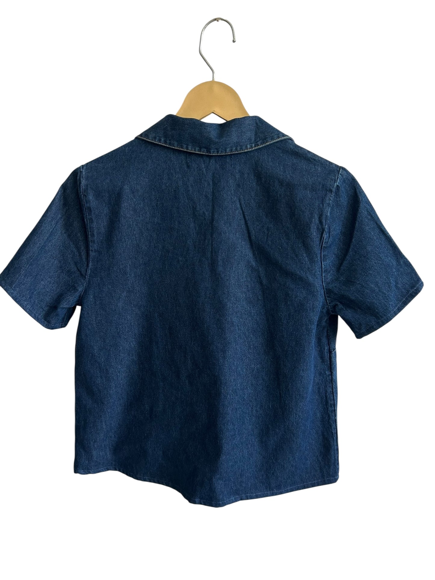 Denim Knot Top