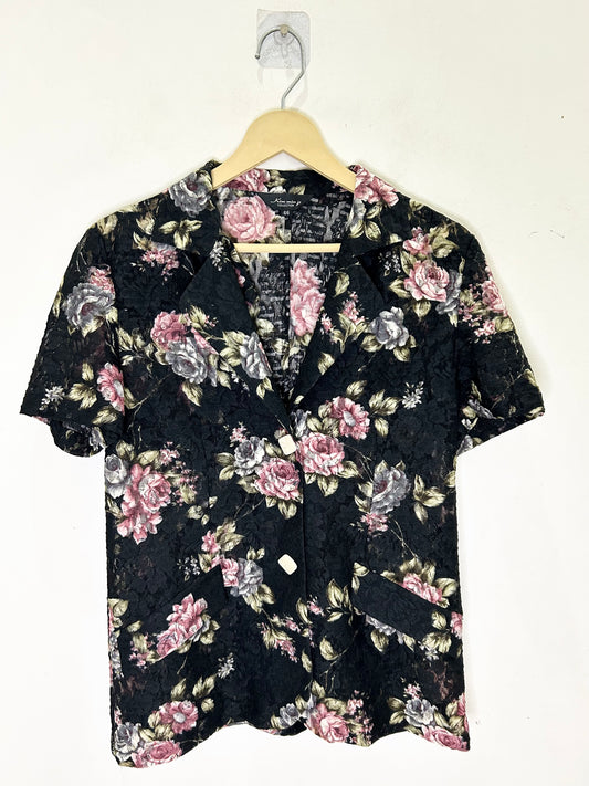 Floral Mesh Shirt