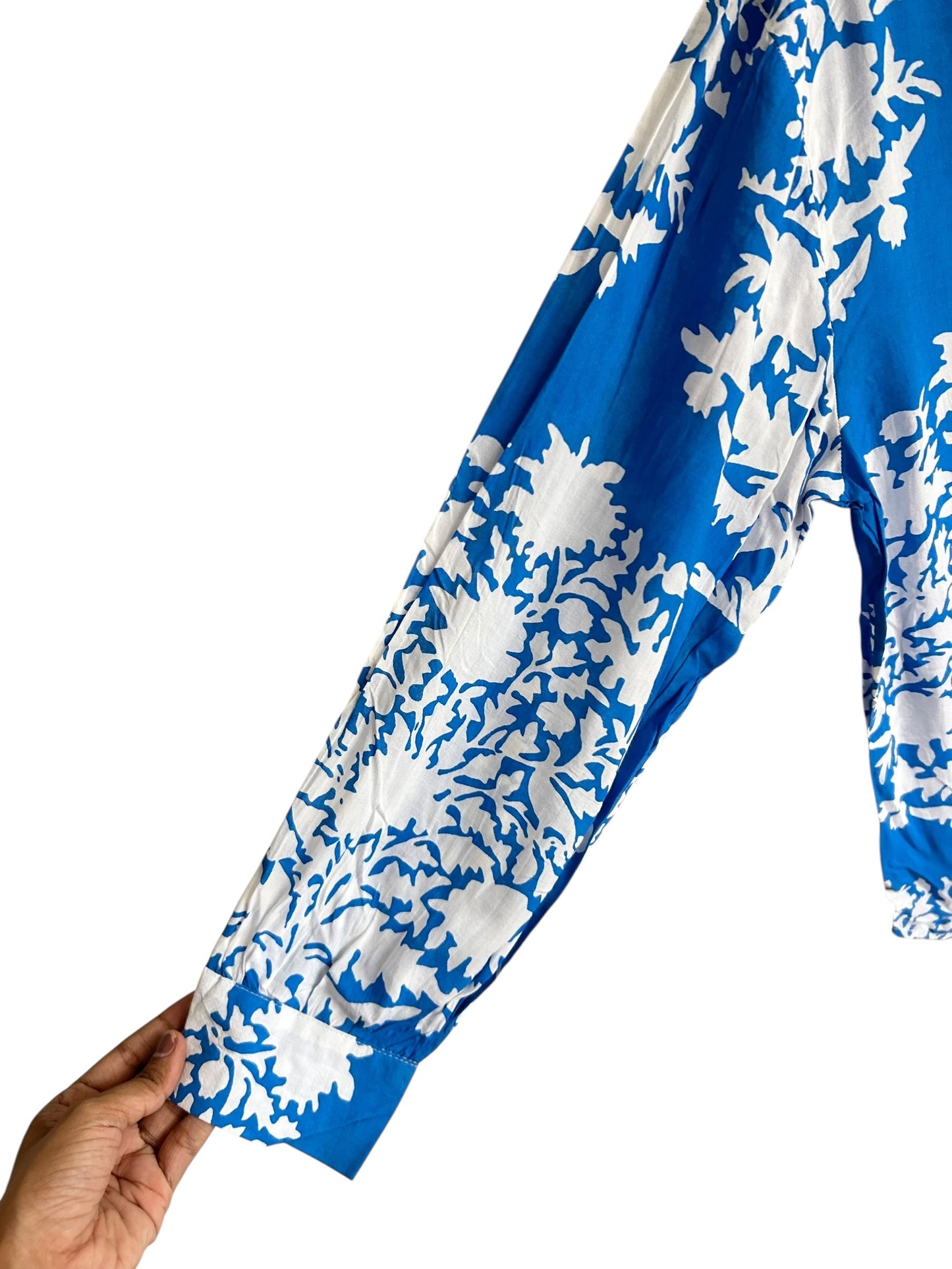Blue Printed Shirt