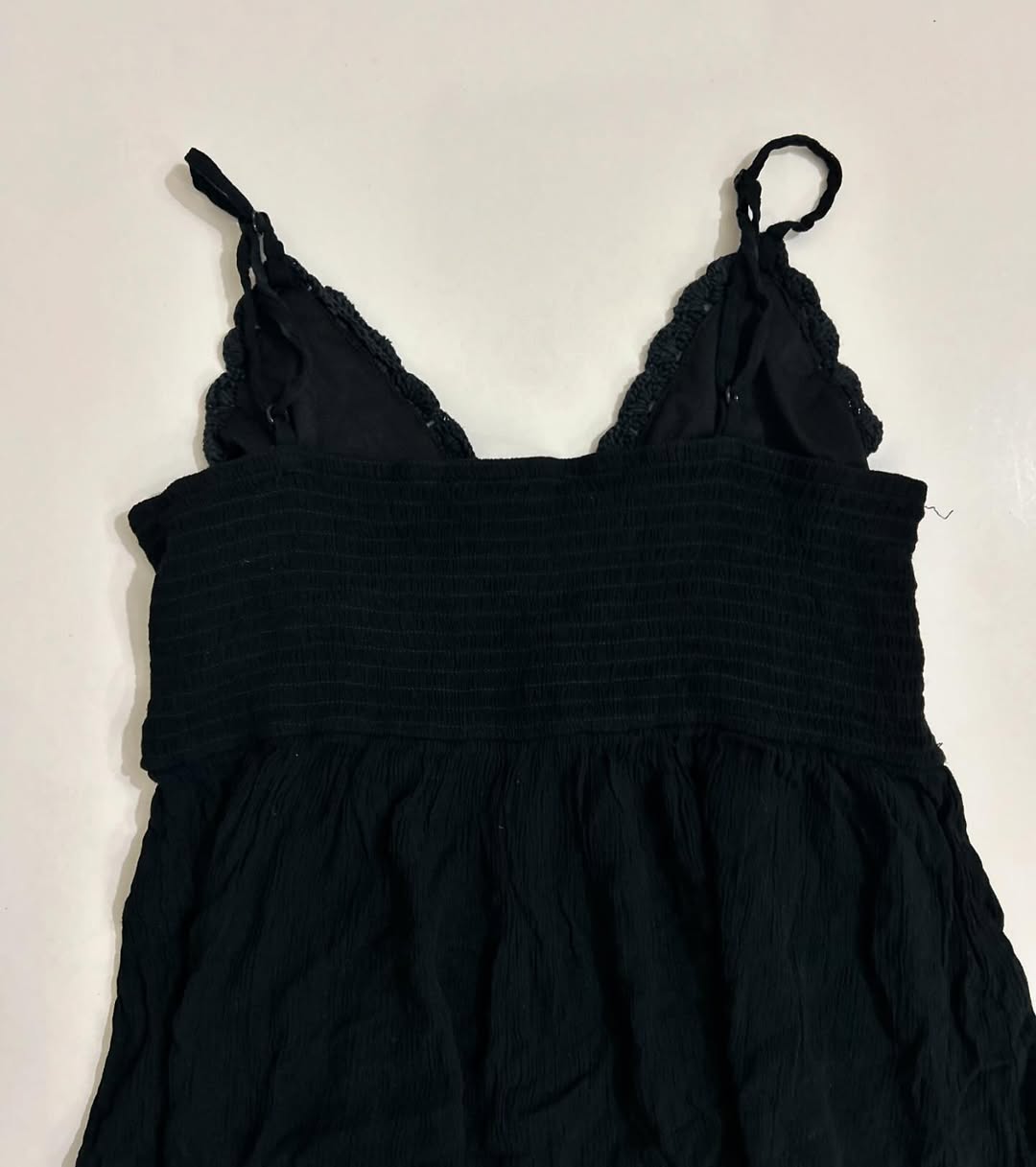 Black Crochet Top