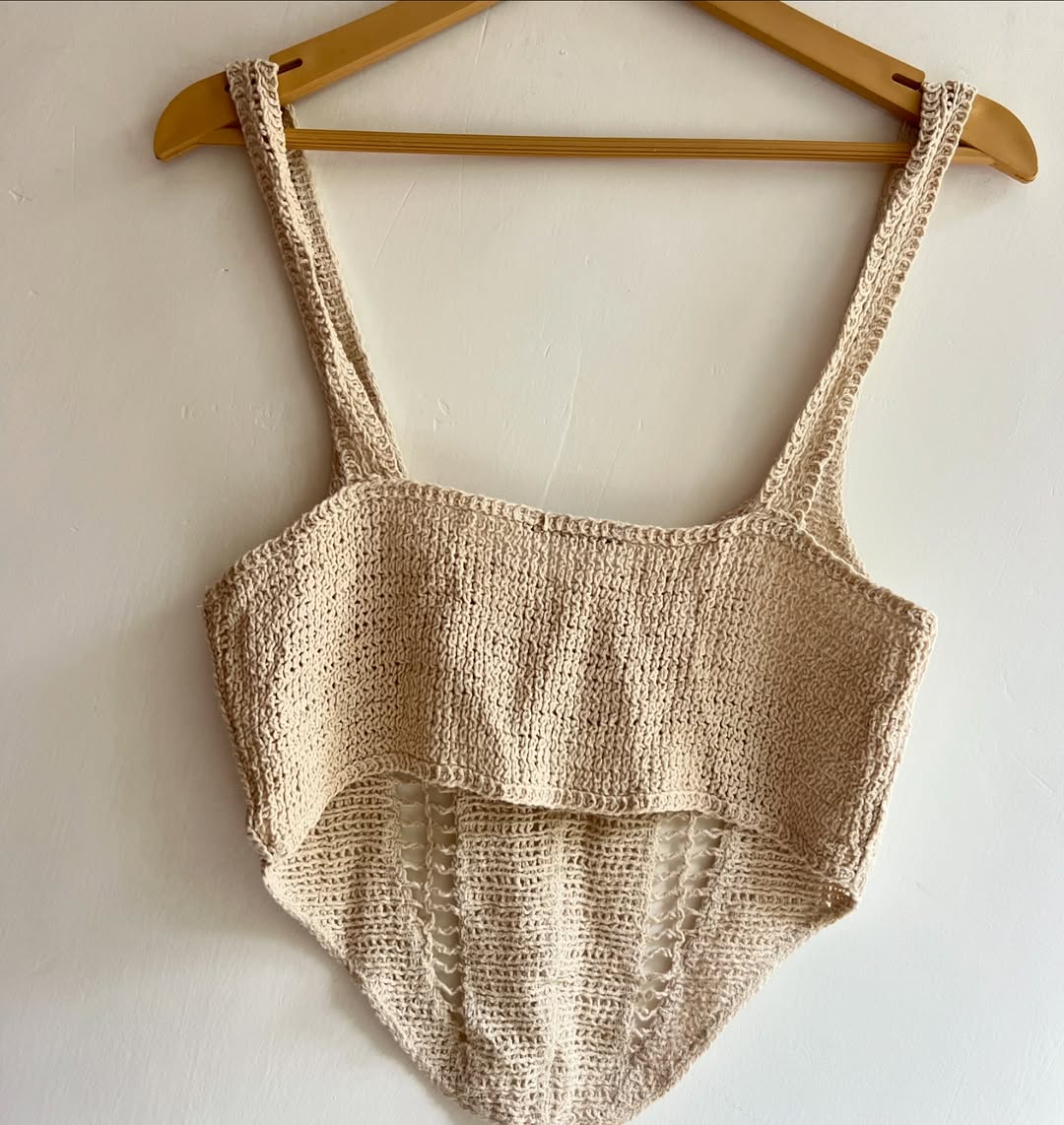 Crochet Beige Top