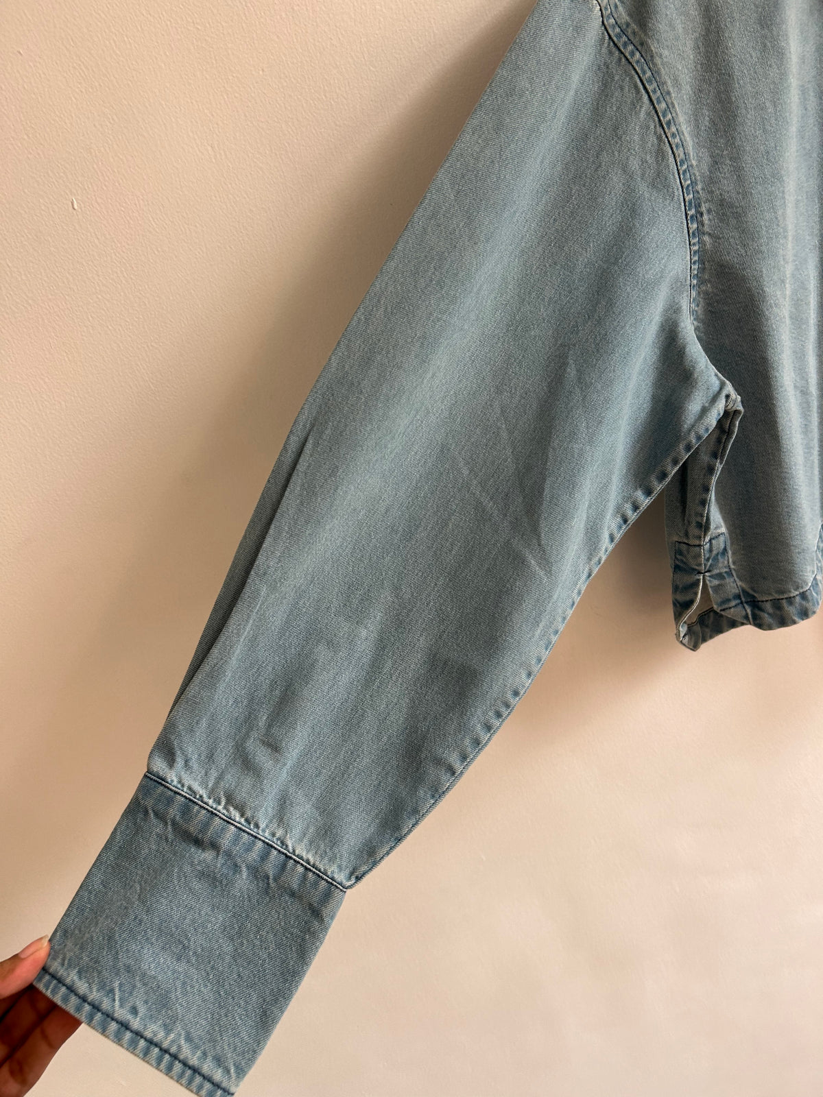 Denim Shirt: 44”