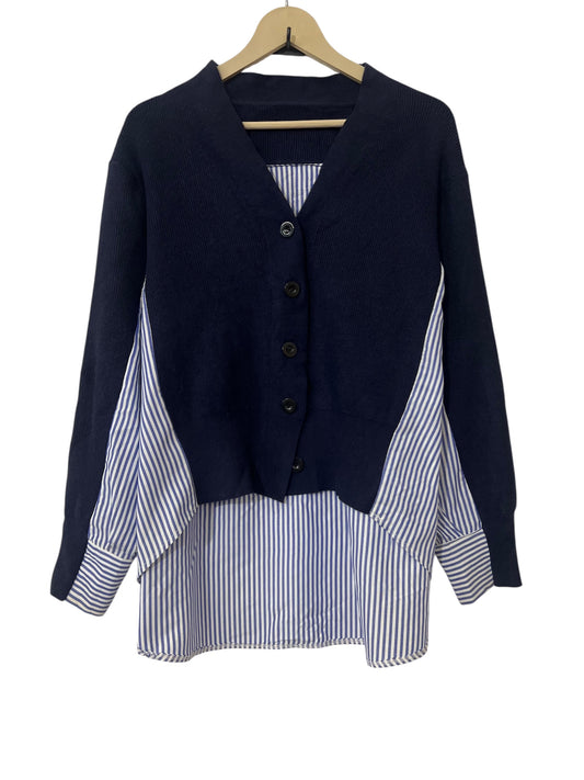 Striped Shirt Sweater