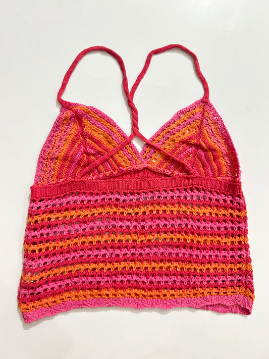 Halter neck Crochet Top: Bust-36” TO 40”
