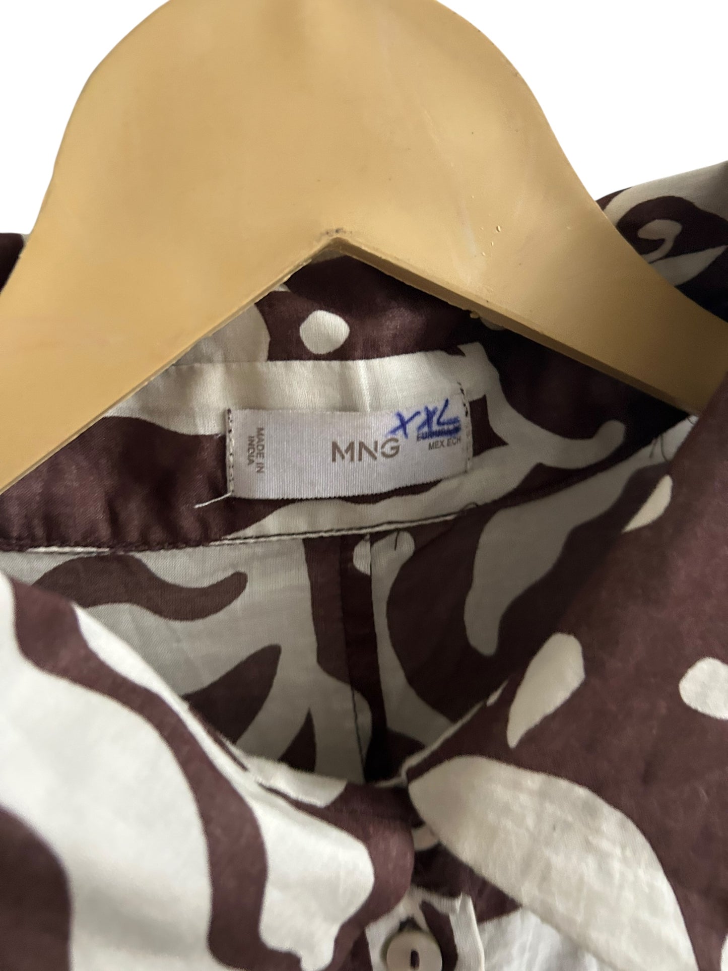 Cotton Mango Brown Shirt