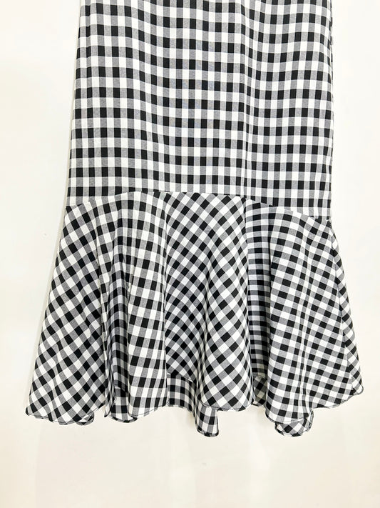 B&W Ruffled Skirt