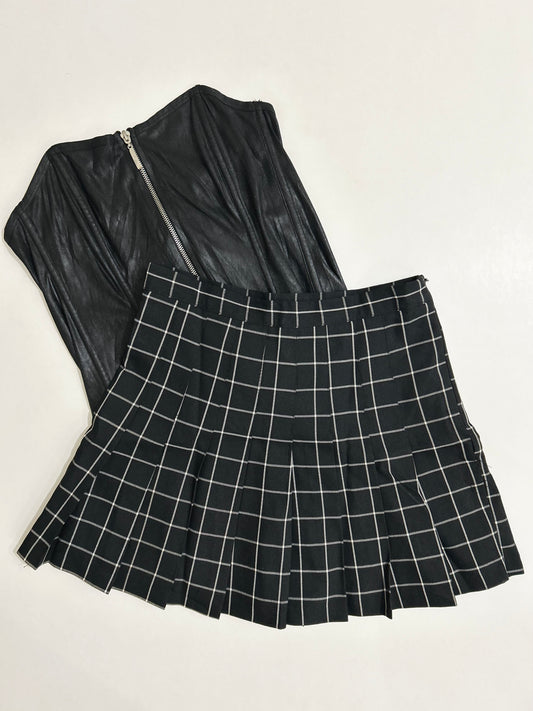 Checked Skirt
