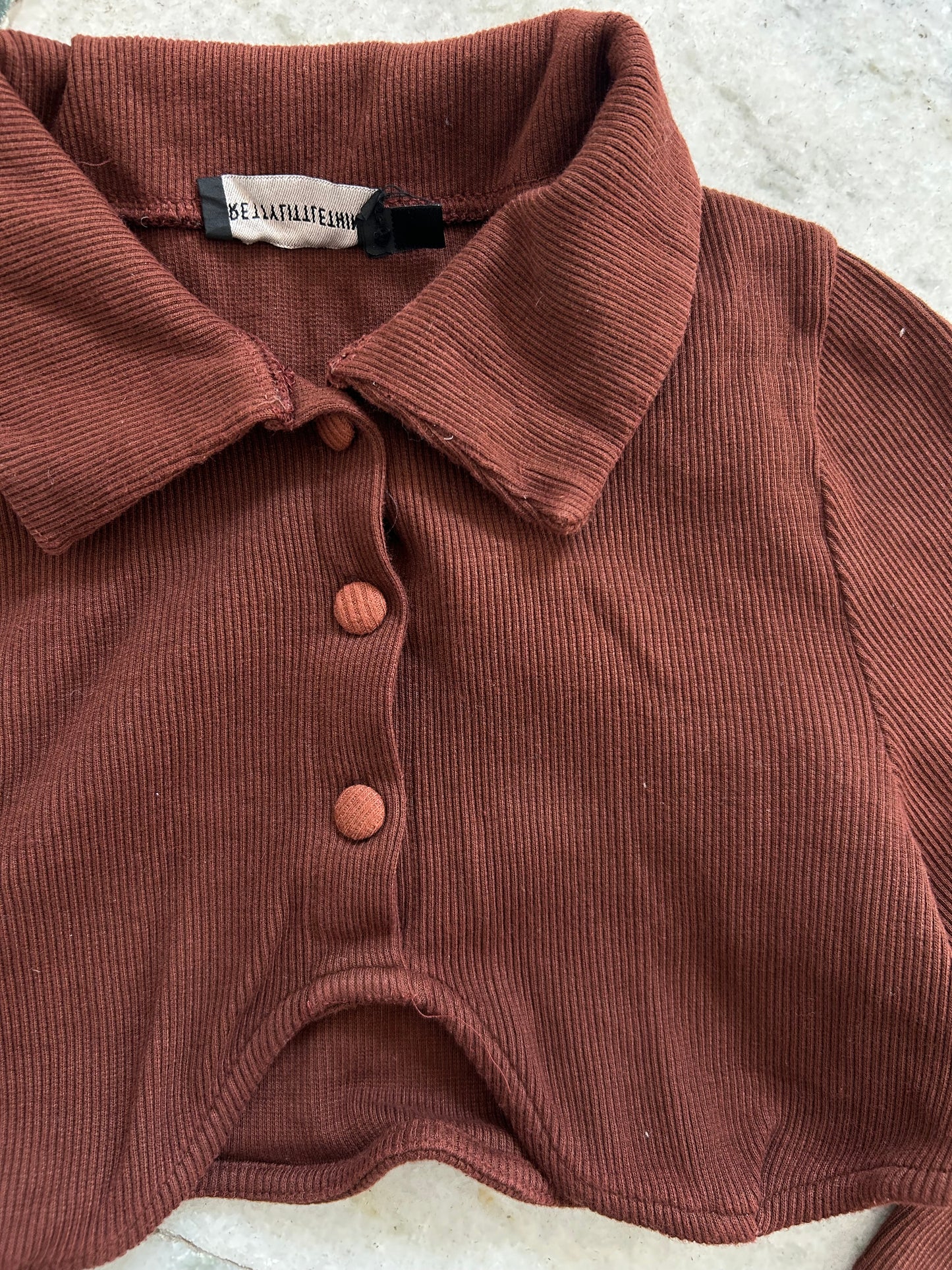 PRETTY LITTLE THINGS Brown Top