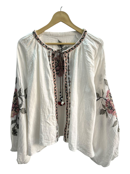 Embroidered Shrug
