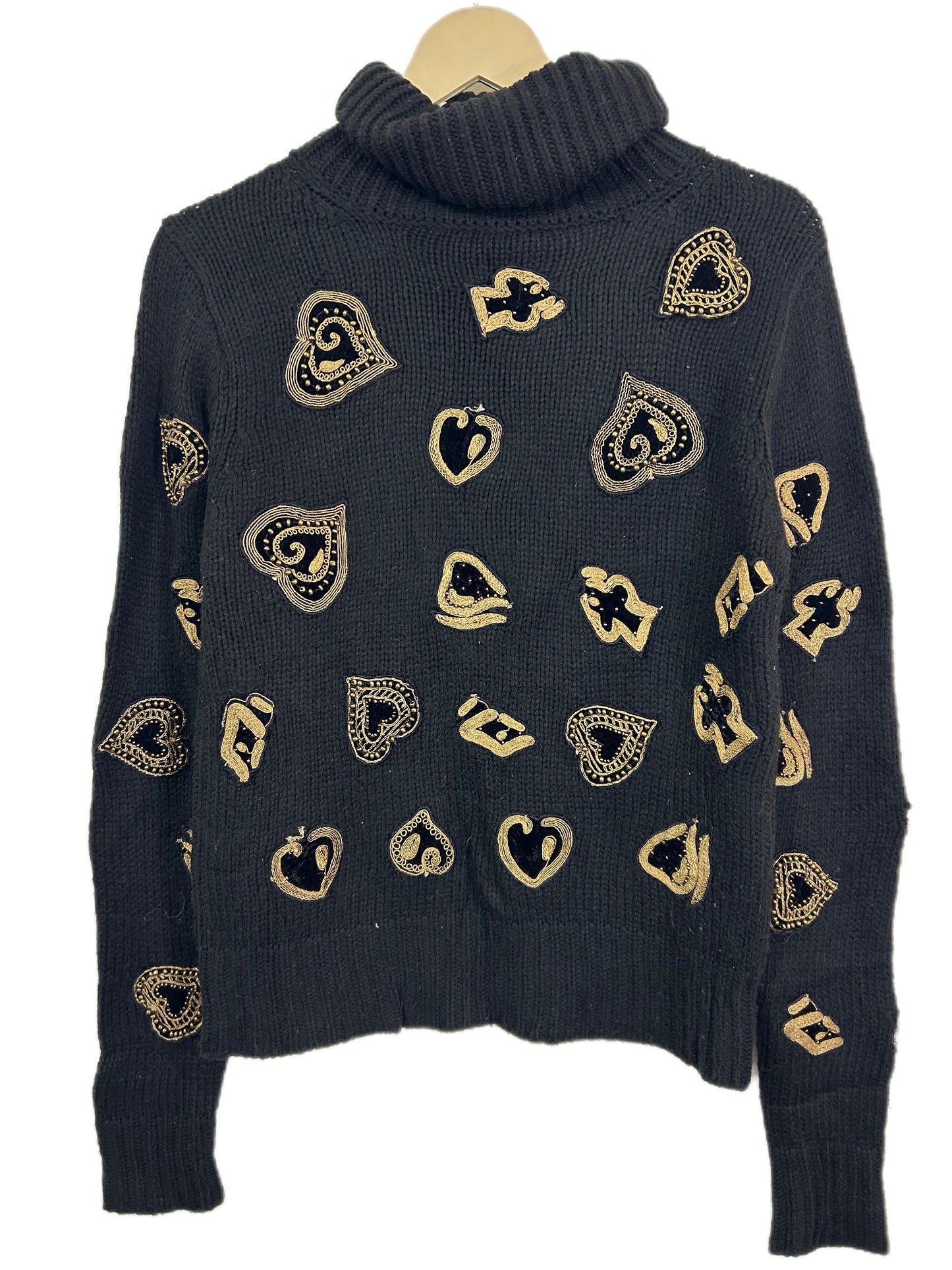 ZARA Embellished Turtleneck Sweater