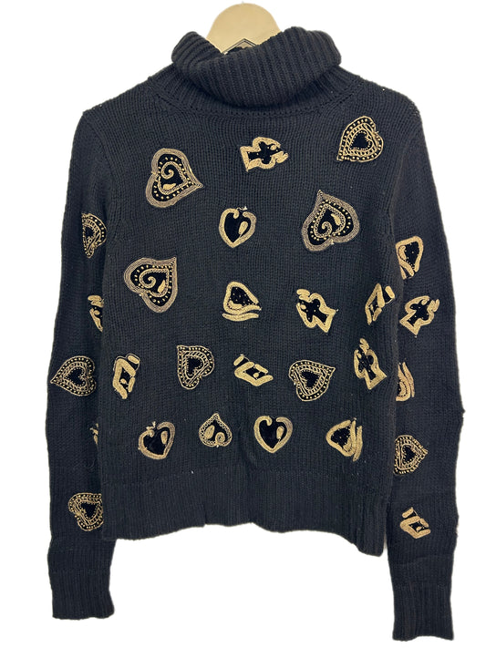 ZARA Embellished Turtleneck Sweater