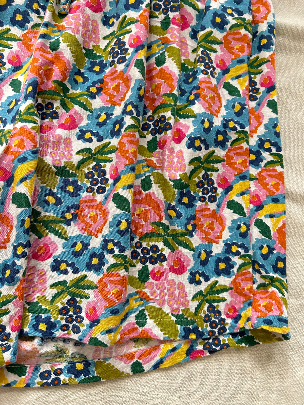 Lucy&Yak Floral Shorts: 34”