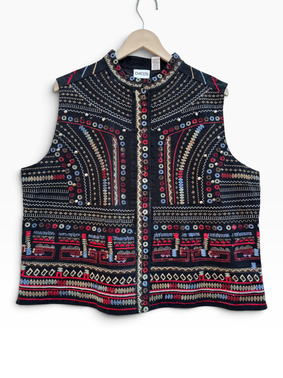 Embroidered Vest: 44”