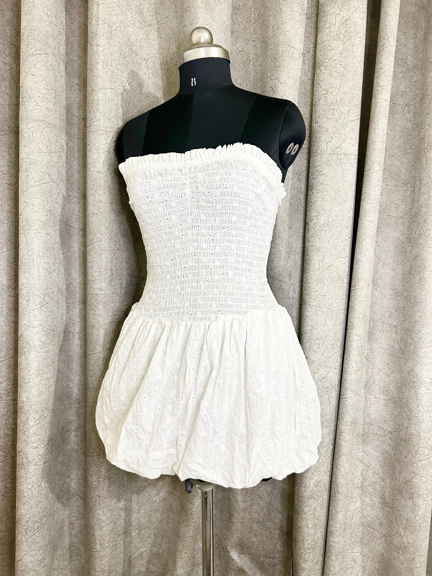 Balloon Strapless Dress