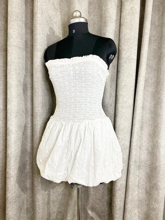 Balloon Strapless Dress