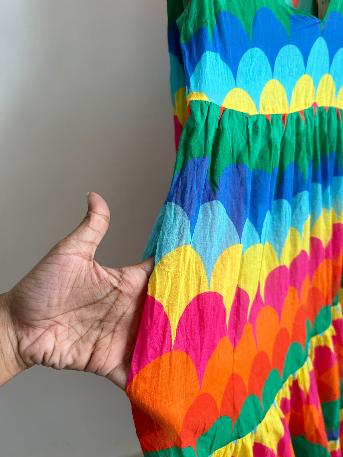 Rainbow Dress: 38”