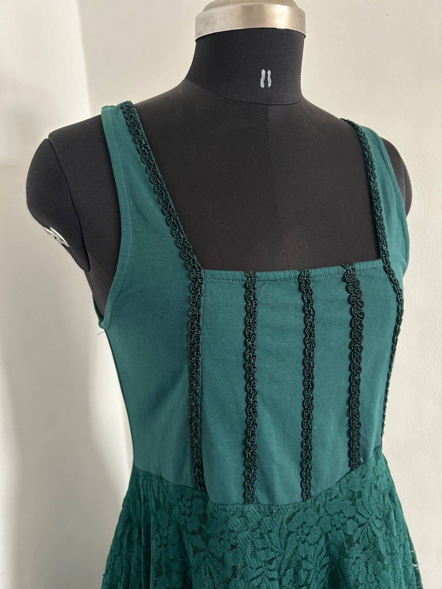 Green Flare Dress