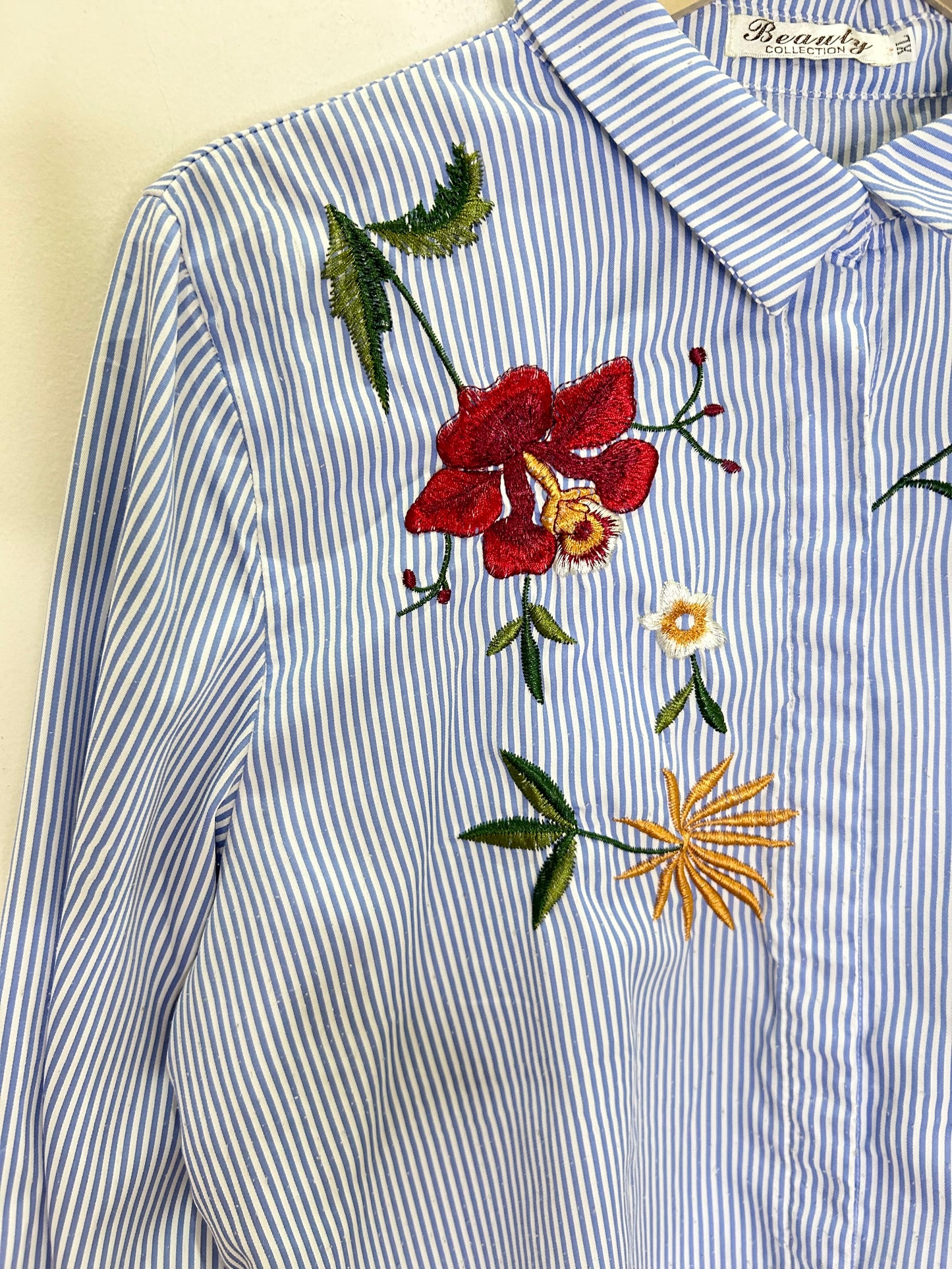 Striped Floral Shirt