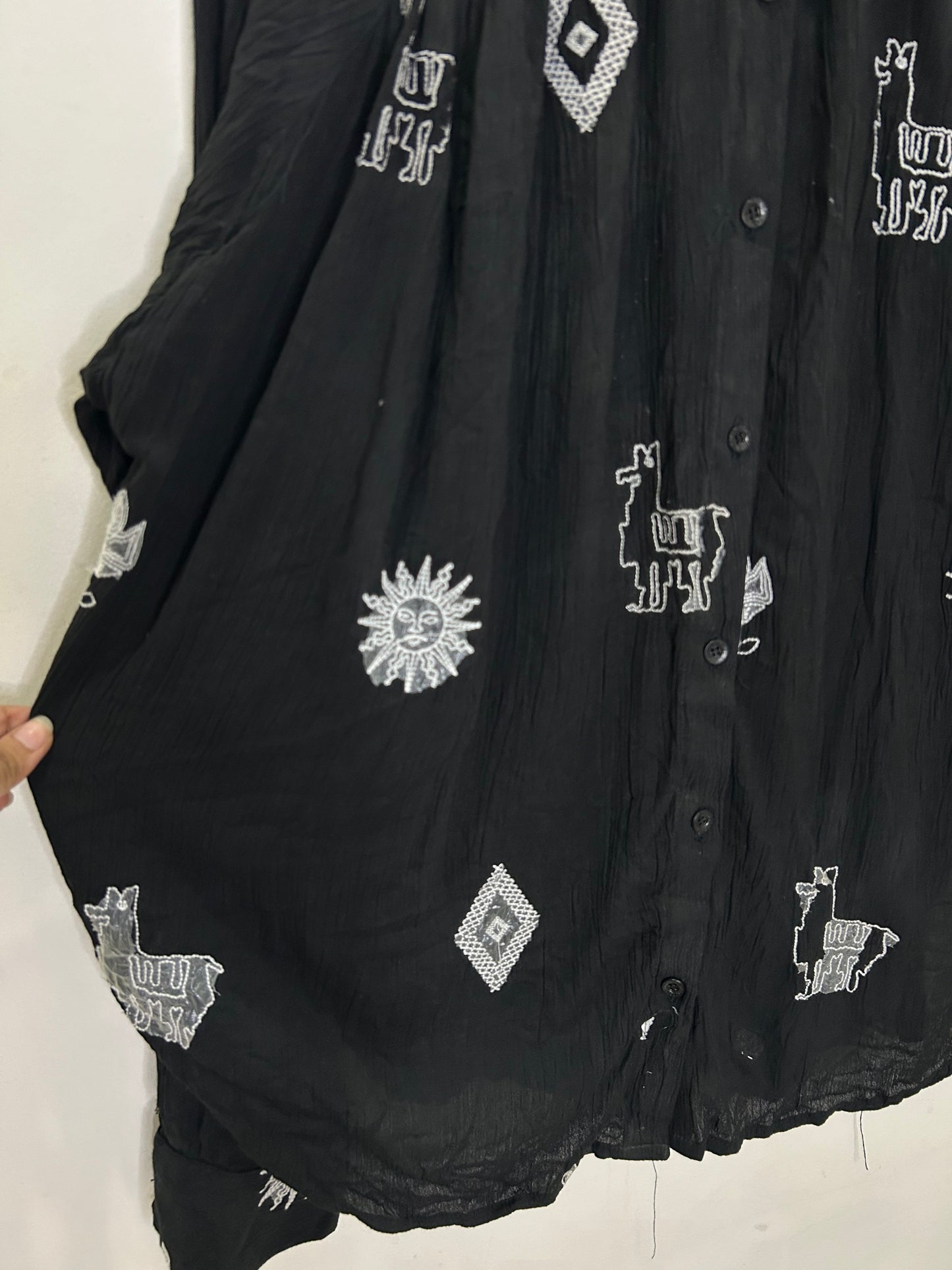 Embroidered Llama Shirt