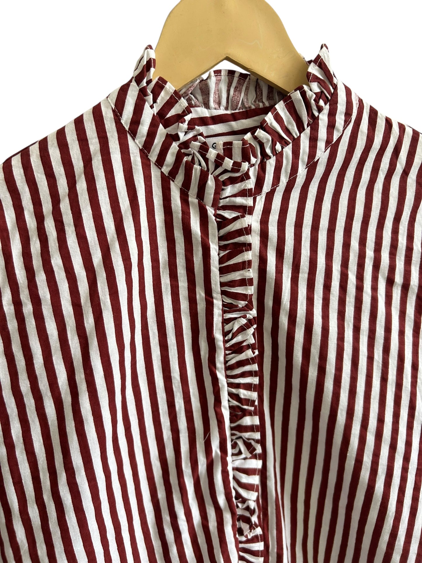 Brown Striped Shirt