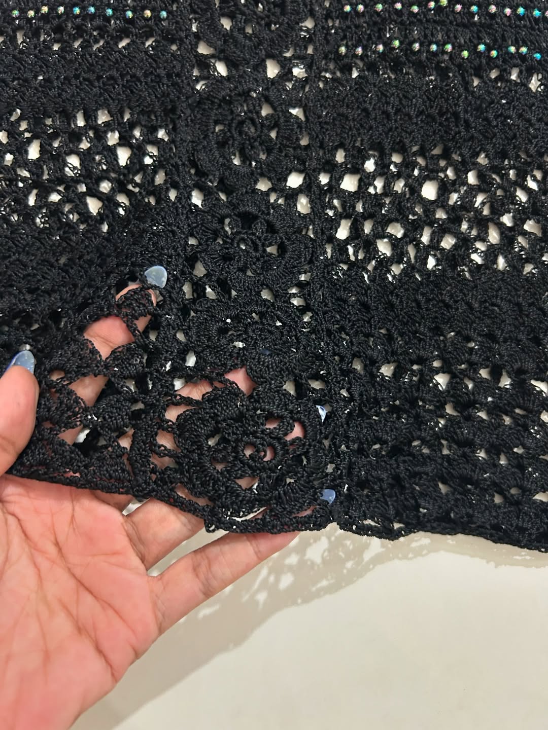 Crochet Embellished Top