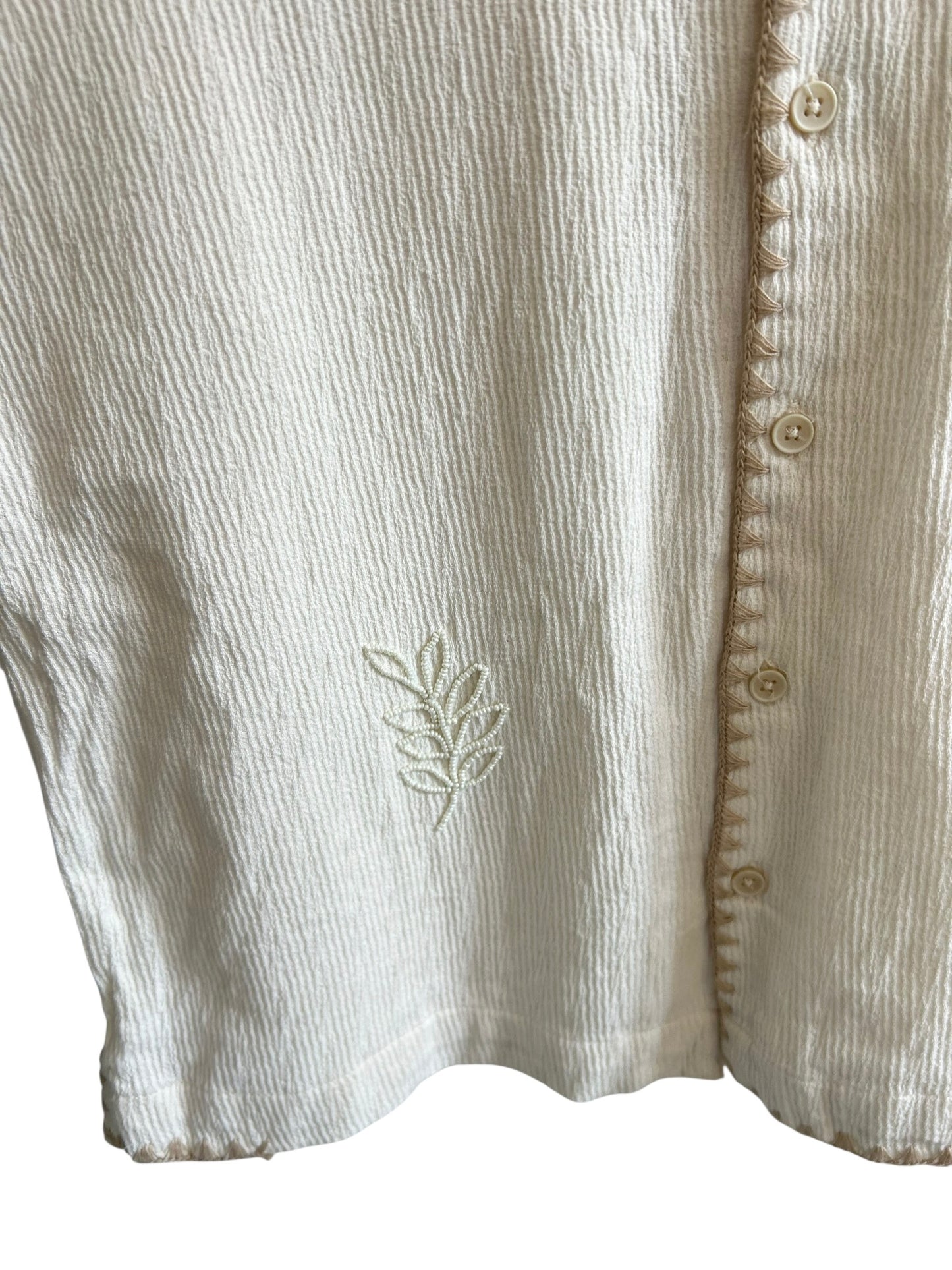 Cotton Beaded Shirt