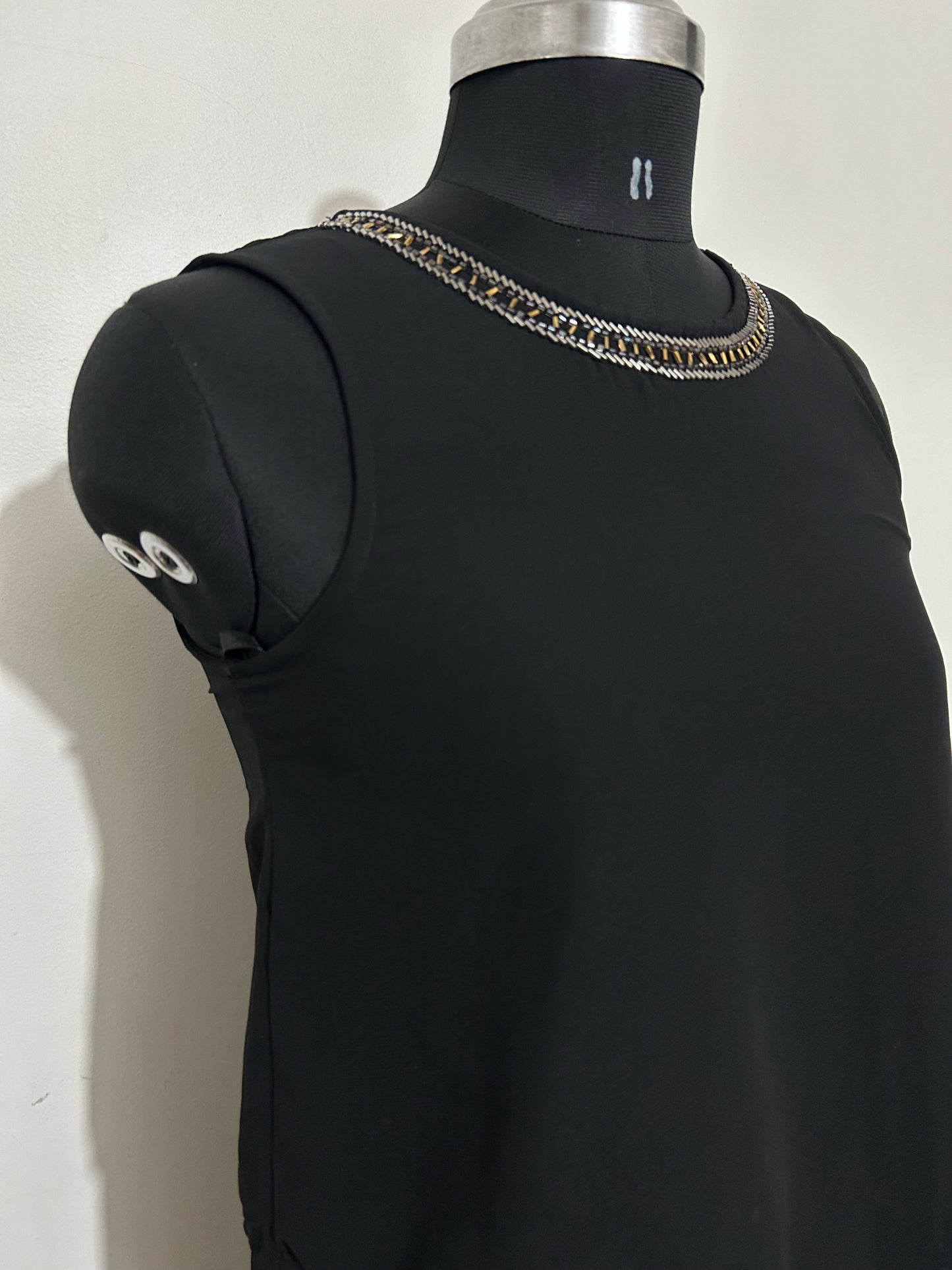 Black Sequinned Dress