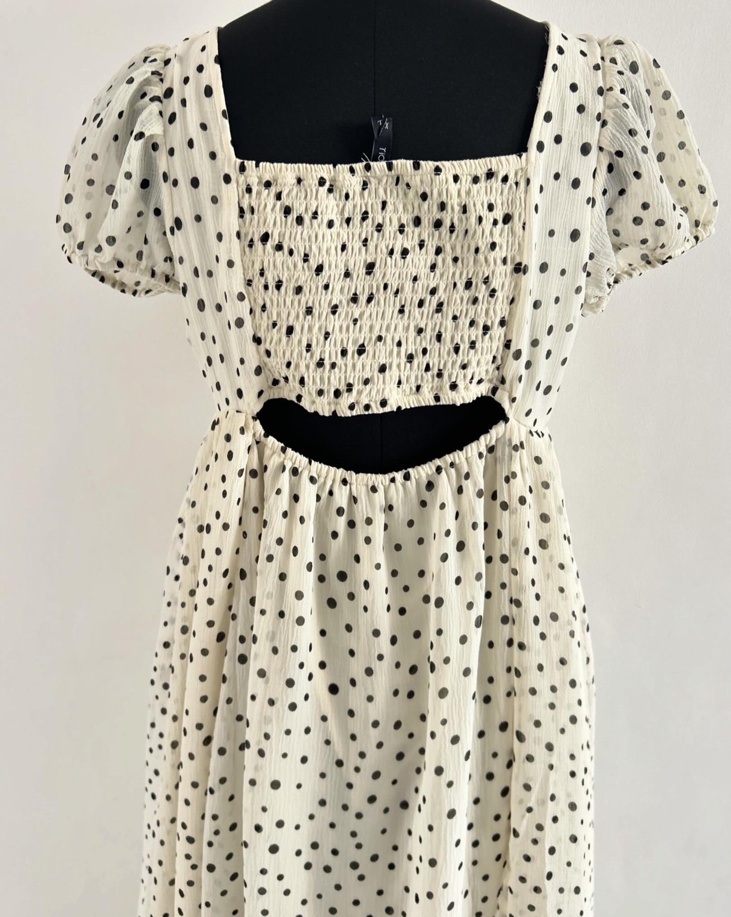 Polka Dot Print Dress