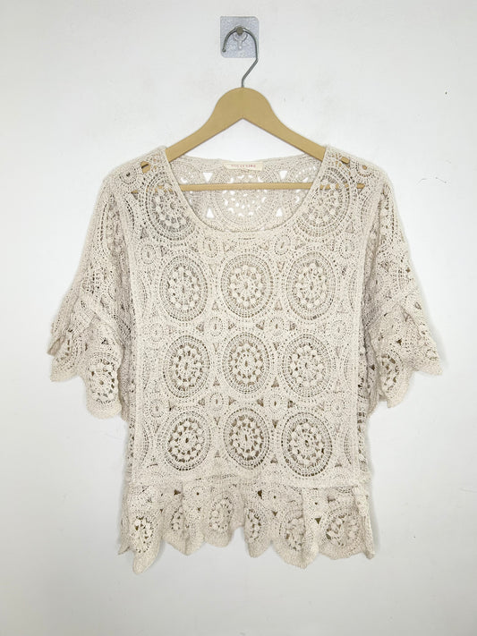 Crochet Butterfly Top: Bust- 44”